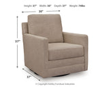 Freybourne Next-Gen Nuvella Swivel Accent Chair