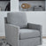Tampa Furniture Outlet - Ashley Furniture - Freybourne Next-Gen Nuvella Swivel Accent Chair - Swivel Accent Chair / Pewter - A3000737