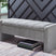 Tampa Furniture Outlet - Ashley Furniture - Akselman Storage Bench - Storage Bench / Gray / 50"W x 19"D x 19"H - A3000744