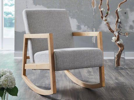 Tampa Furniture Outlet - Ashley Furniture - Wychworth Accent Chair - Accent Chair / Gray/Natural - A3000745