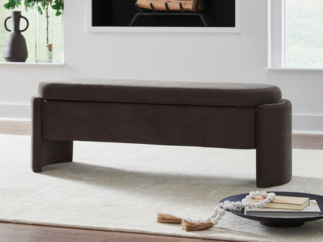 Tampa Furniture Outlet - Ashley Furniture - Vavuniya Storage Bench - Storage Bench / Brown / 56"W x 19"D x 19"H - A3000750