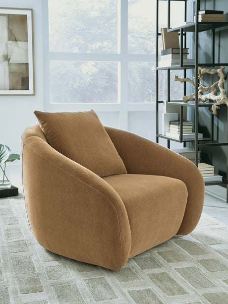 Tampa Furniture Outlet - Ashley Furniture - Yahya Swivel Accent Chair - Swivel Accent Chair - A3000781