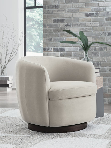 Tampa Furniture Outlet - Ashley Furniture - Annbury Swivel Accent Chair - Swivel Accent Chair - A3000786