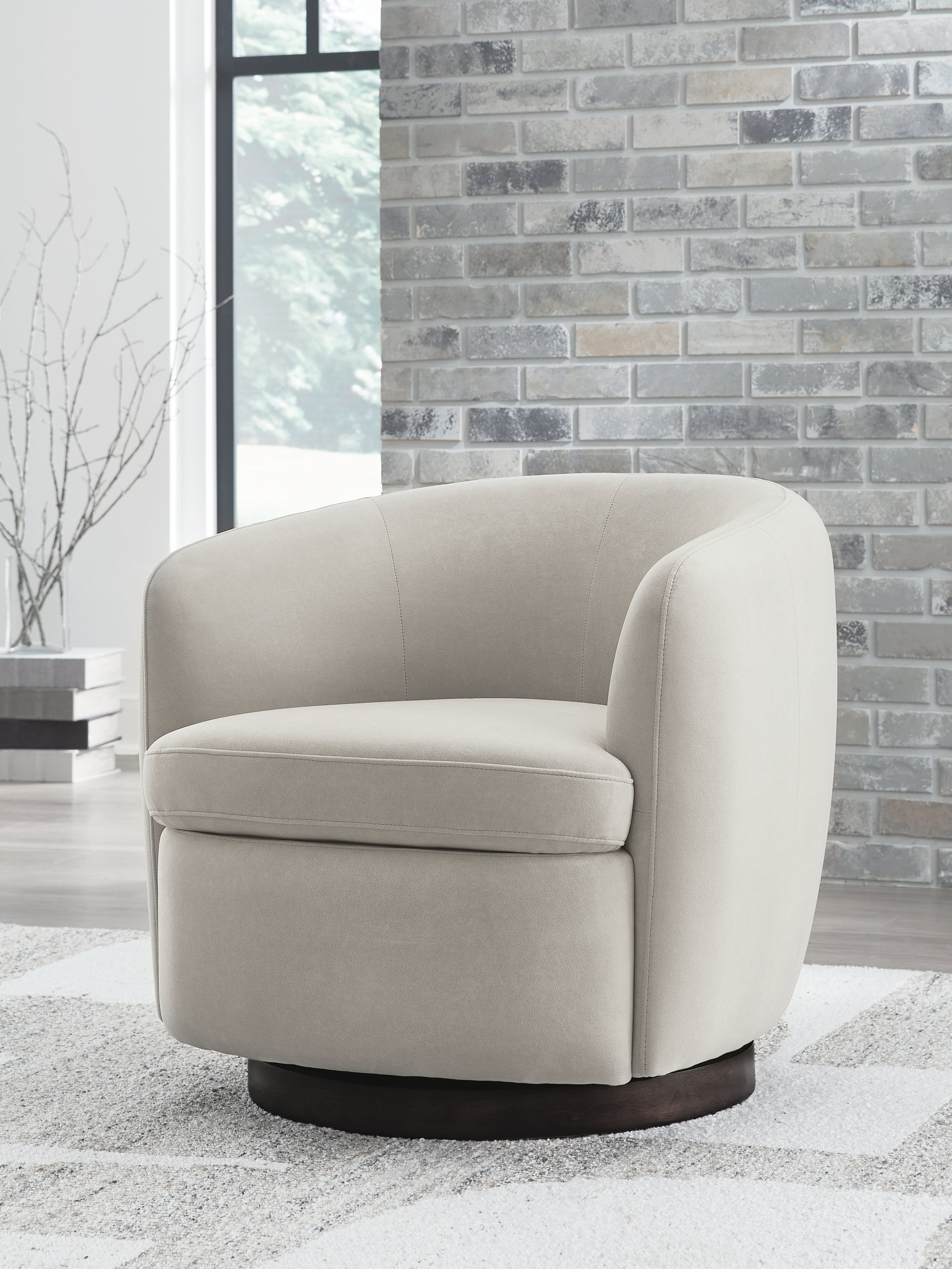 Annbury Swivel Accent Chair - Tampa Furniture Outlet