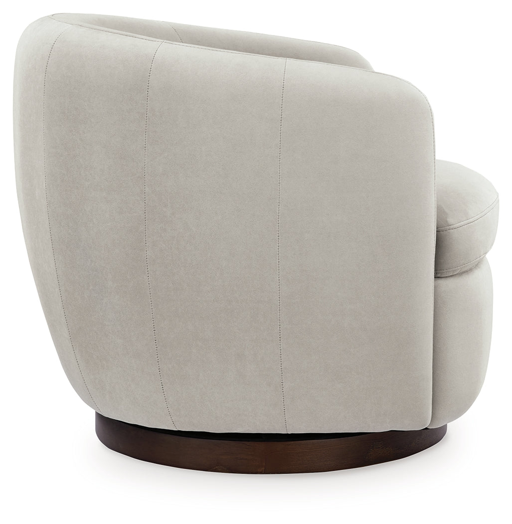 Annbury Swivel Accent Chair - Tampa Furniture Outlet