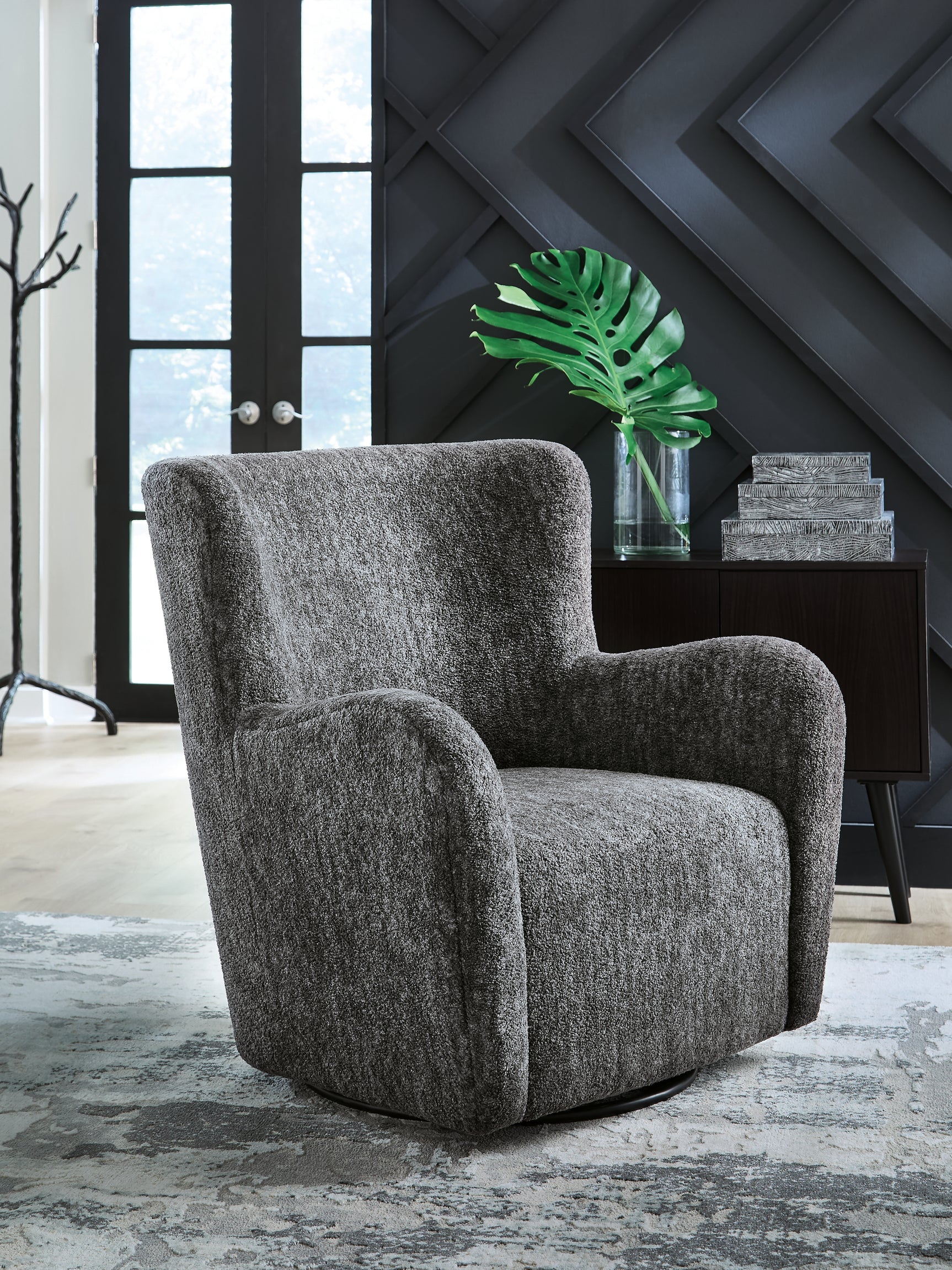 Rowenburg Swivel Glider Accent Chair - Tampa Furniture Outlet