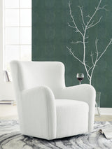Tampa Furniture Outlet - Ashley Furniture - Rowenburg Swivel Glider Accent Chair - Swivel Glider Accent Chair - A3000797