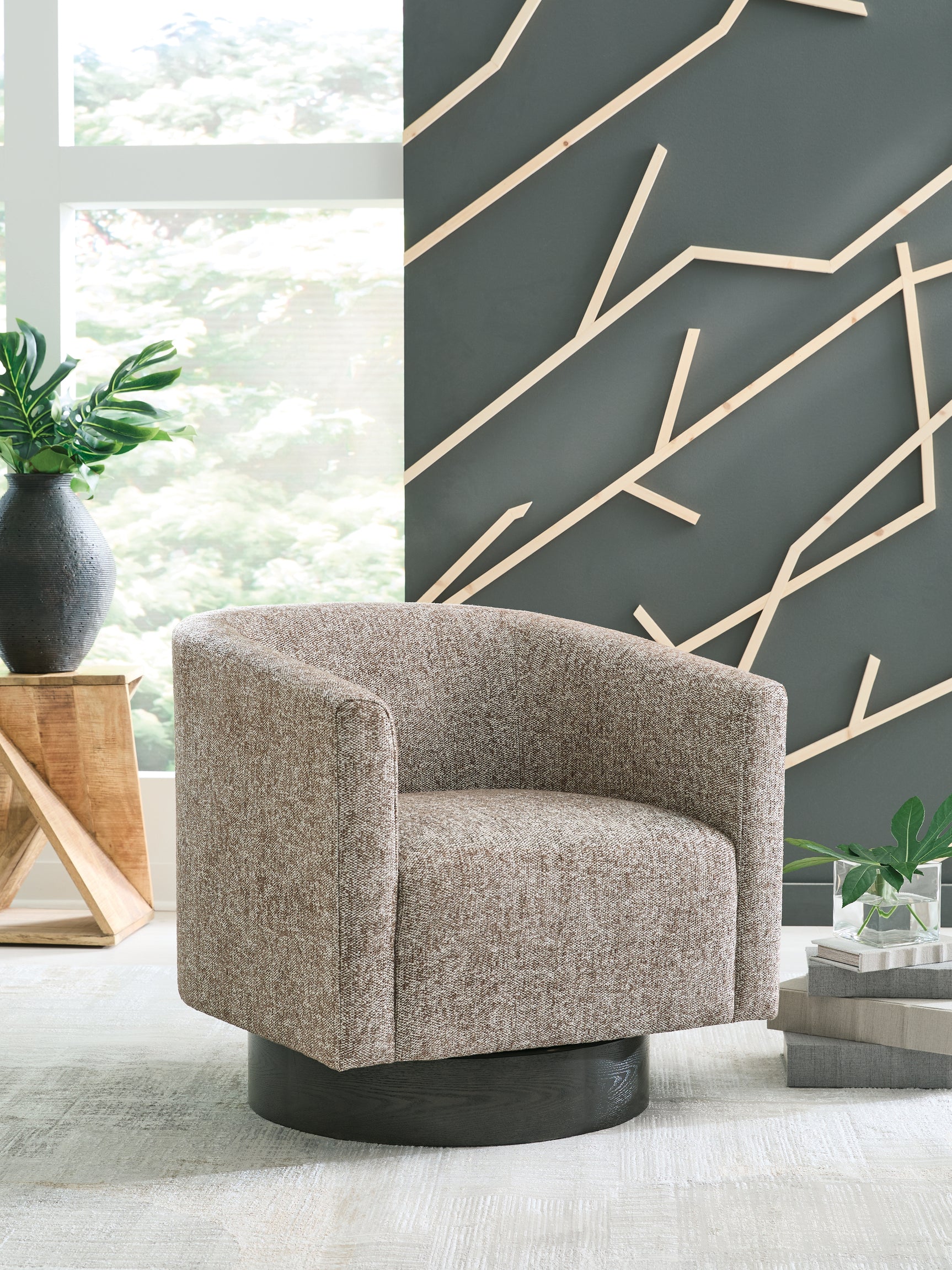 Tampa Furniture Outlet - Ashley Furniture - Jorryn Swivel Accent Chair - Swivel Accent Chair - A3000798