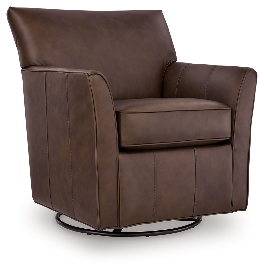 Braydunn Swivel Glider Accent Chair - Tampa Furniture Outlet