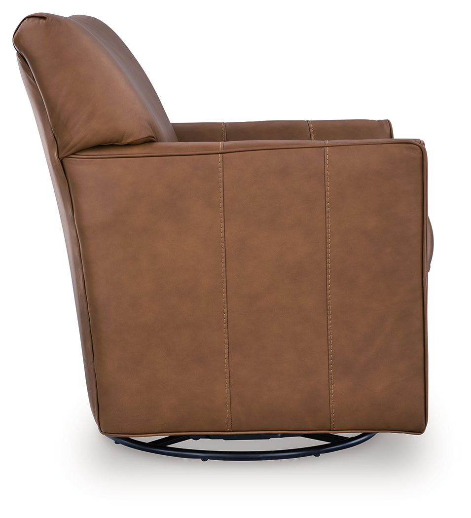 Braydunn Swivel Glider Accent Chair - Tampa Furniture Outlet