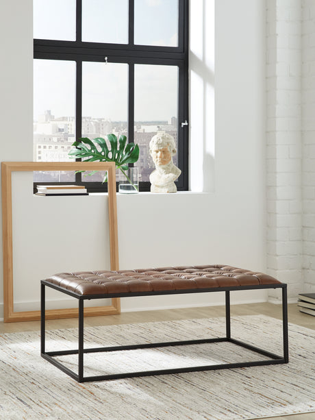 Tampa Furniture Outlet - Ashley Furniture - Junsor Living Room - Cocktail Ottoman - A3000826