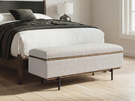 Tampa Furniture Outlet - Ashley Furniture - Dettaford Next-Gen Nuvella Storage Bench - Storage Bench - A3000848