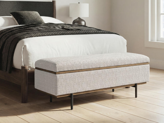 Tampa Furniture Outlet - Ashley Furniture - Dettaford Next-Gen Nuvella Storage Bench - Storage Bench - A3000848