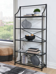 Tampa Furniture Outlet - Ashley Furniture - Dakerwell Bookcase - Bookcase / Antique Black - A4000557
