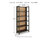 Abyard Bookcase - Tampa Furniture Outlet