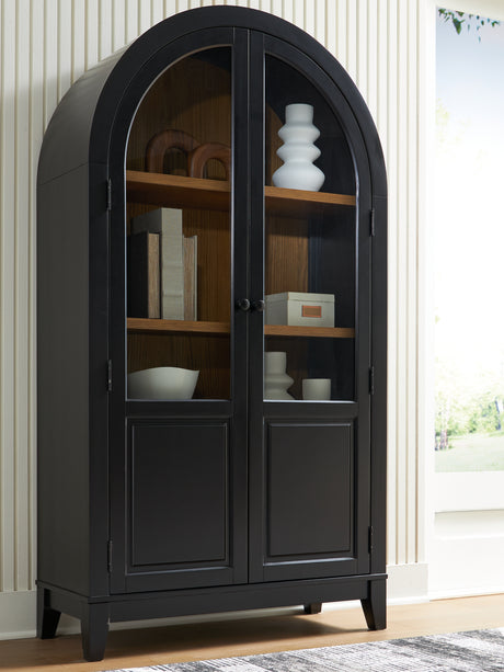 Tampa Furniture Outlet - Ashley Furniture - Dagandale Accent Cabinet - Accent Cabinet / Black/Natural - A4000599