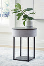 Tampa Furniture Outlet - Ashley Furniture - Sethlen Accent Table with Speaker - Accent Table with Speaker / Gray/Black - A4000641