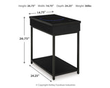 Gemmet Accent Table with Speaker - Tampa Furniture Outlet
