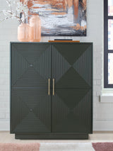 Tampa Furniture Outlet - Ashley Furniture - Geirwood Accent Cabinet - Accent Cabinet / Dark Green - A4000676