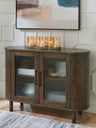Tampa Furniture Outlet - Ashley Furniture - Mayridge Accent Cabinet - Accent Cabinet / Medium Brown - A4000694