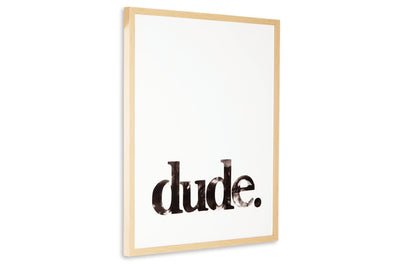 Dude Wall Decor - Tampa Furniture Outlet
