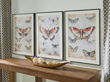 Tampa Furniture Outlet - Ashley Furniture - Jossletts Wall Decor - Wall Art Set (3/CN) / Orange/Black/Ivory - A8000490