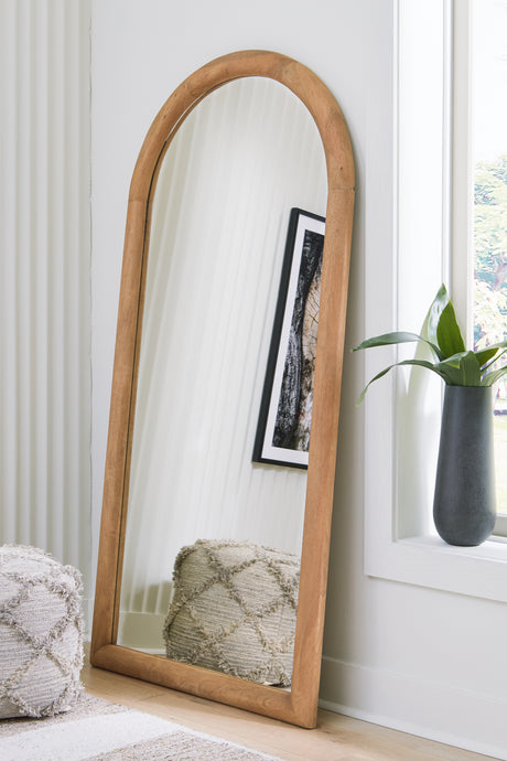 Tampa Furniture Outlet - Ashley Furniture - Dairville Mirror - Floor Mirror / Brown - A8010323