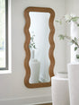 Tampa Furniture Outlet - Ashley Furniture - Ellisonville Mirror - Floor Mirror / Brown - A8010413