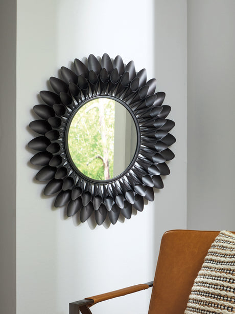 Tampa Furniture Outlet - Ashley Furniture - Ryenmour Mirror - Accent Mirror / Oil Rubbed Bronze Finish - A8010421