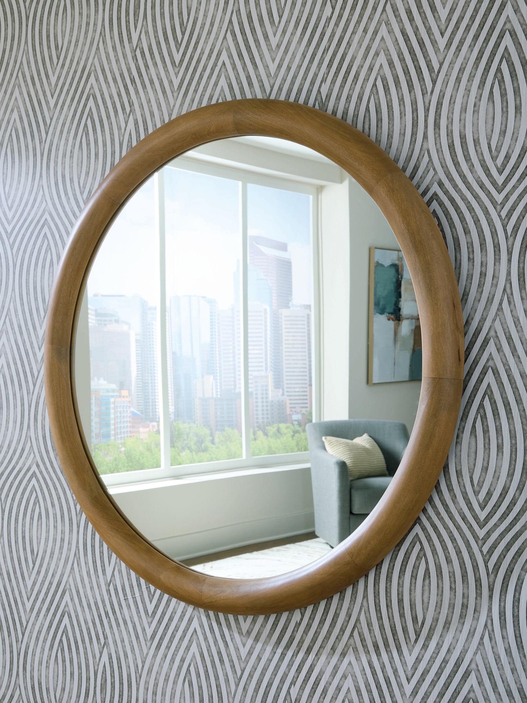 Tampa Furniture Outlet - Ashley Furniture - Yadiel Mirror - Accent Mirror / Brown - A8010426