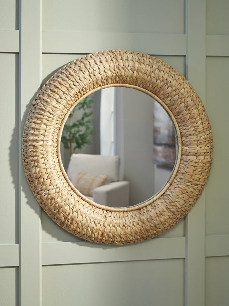 Tampa Furniture Outlet - Ashley Furniture - Briggsburg Mirror - Accent Mirror / Natural - A8010437