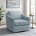 Acacia Swivel Chair in Freya Light Blue – SKU U-8570-9462-101 | Elements