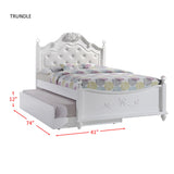 Alana Full Platform Bed W/ Storage Trundle - Tampa Furniture Outlet