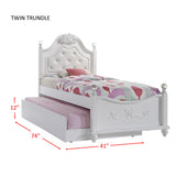 ALANA TWIN PLATFORM 3PC BEDROOM SET W/ STORAGE TRUNDLE - Tampa Furniture Outlet