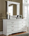 Tampa Furniture Outlet - Ashley Furniture - Anarasia Bedroom - Five Drawer Chest / White - B129-46