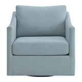 Acacia Swivel Chair in Freya Light Blue - Tampa Furniture Outlet