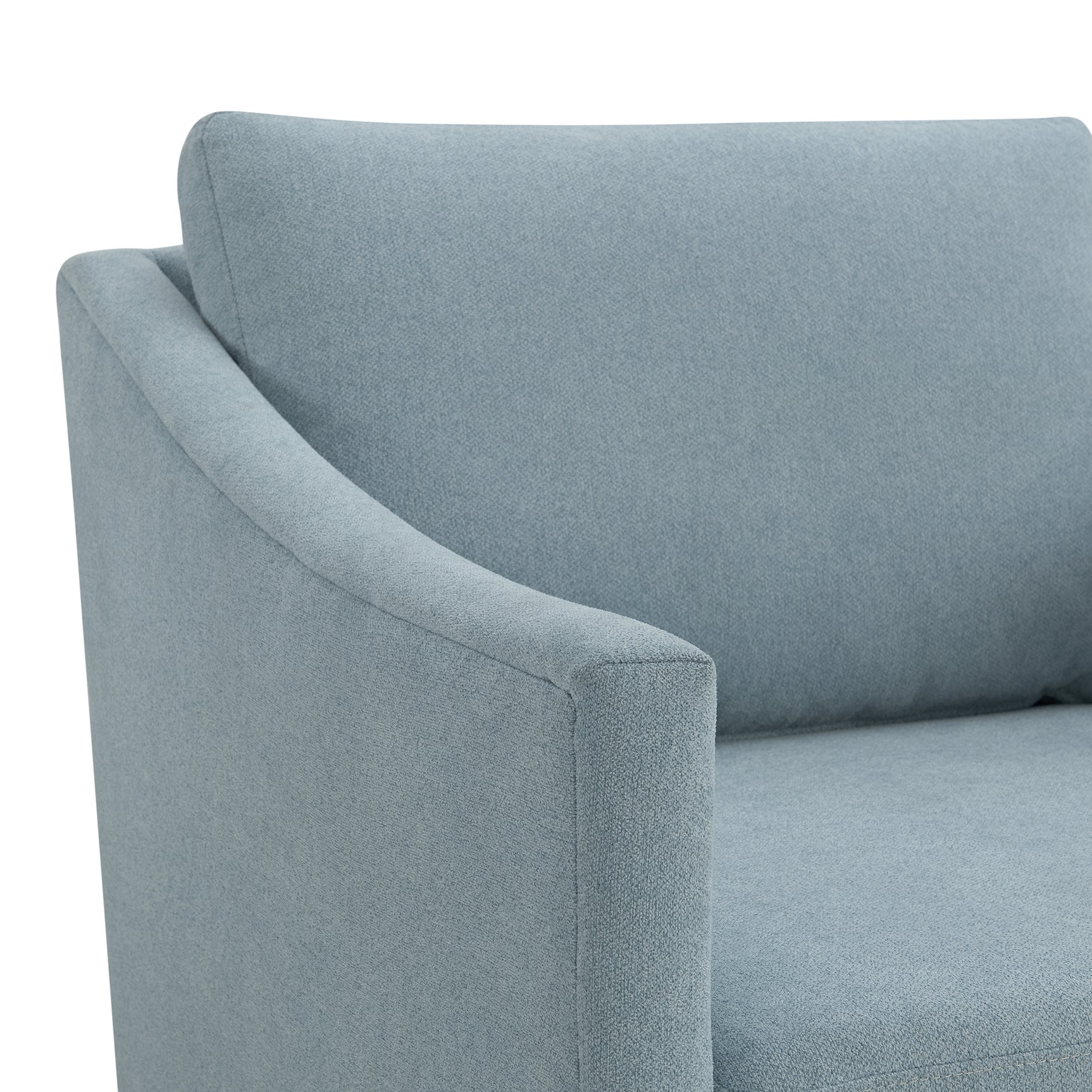 Acacia Swivel Chair in Freya Light Blue - Tampa Furniture Outlet