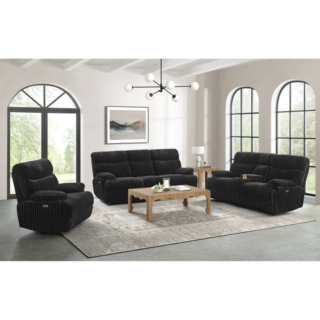 Admiral Power Motion Sofa in Masis Black – SKU U-16220-8847-305P | Elements
