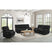 Admiral Power Motion Recliner in Masis Black – SKU U-16220-8847-105P | Elements