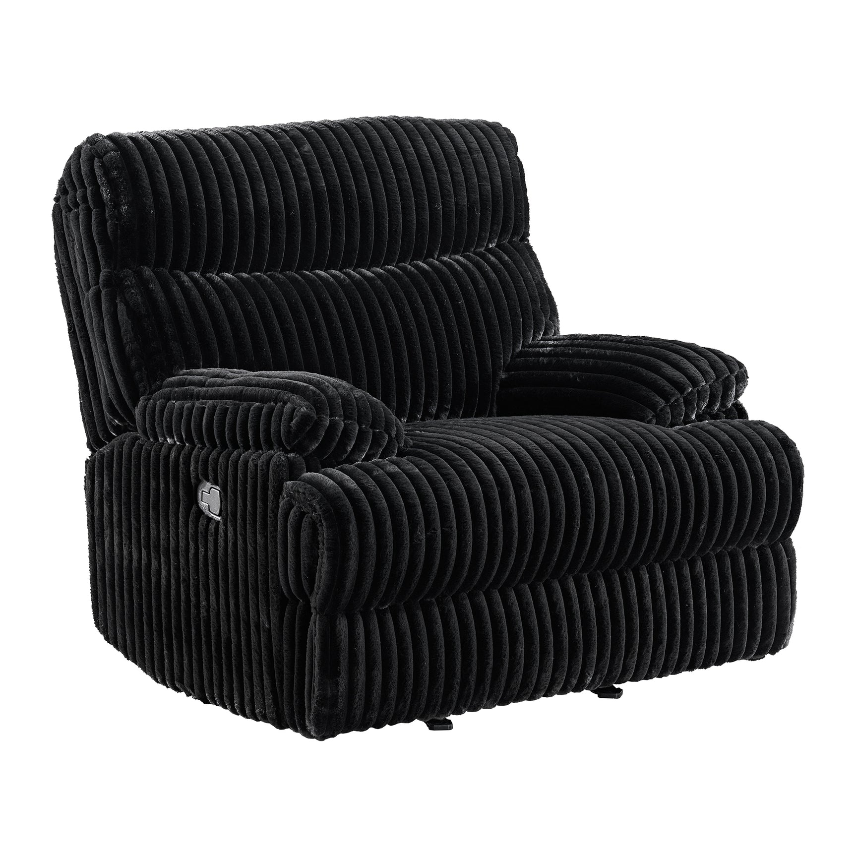 Admiral Motion Recliner in Masis Black - Tampa Furniture Outlet