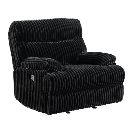 Admiral Motion Recliner in Masis Black - Tampa Furniture Outlet