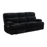 Admiral Motion Sofa in Masis Black - Tampa Furniture Outlet