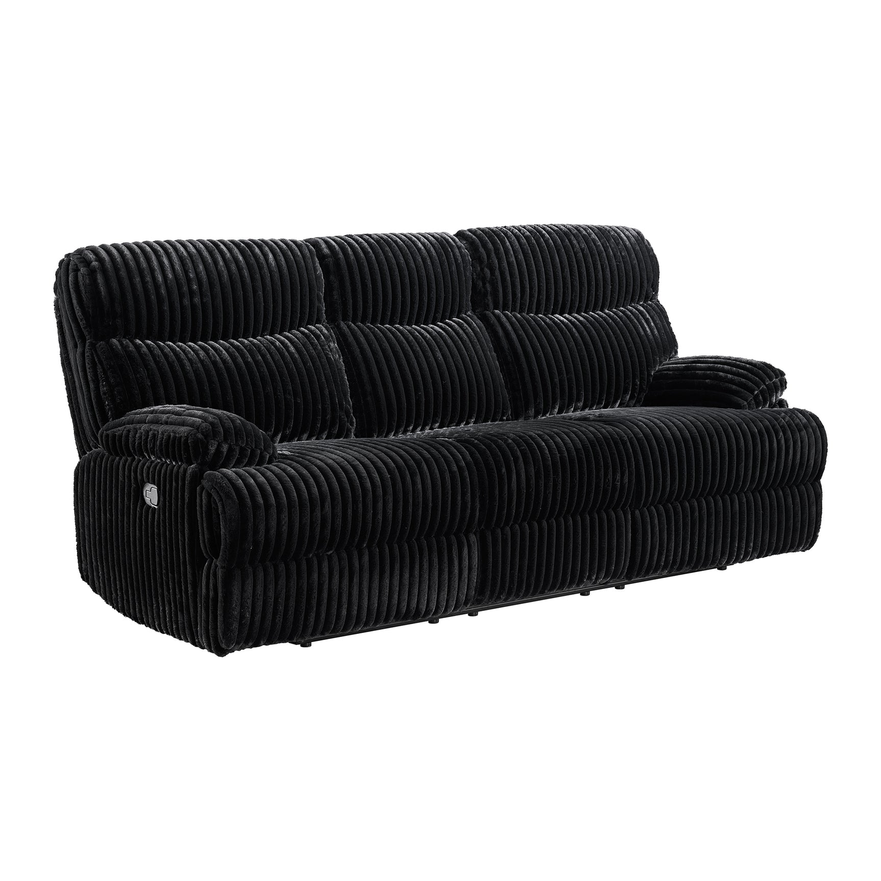 Admiral Motion Sofa in Masis Black - Tampa Furniture Outlet