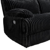 Admiral Motion Sofa in Masis Black - Tampa Furniture Outlet