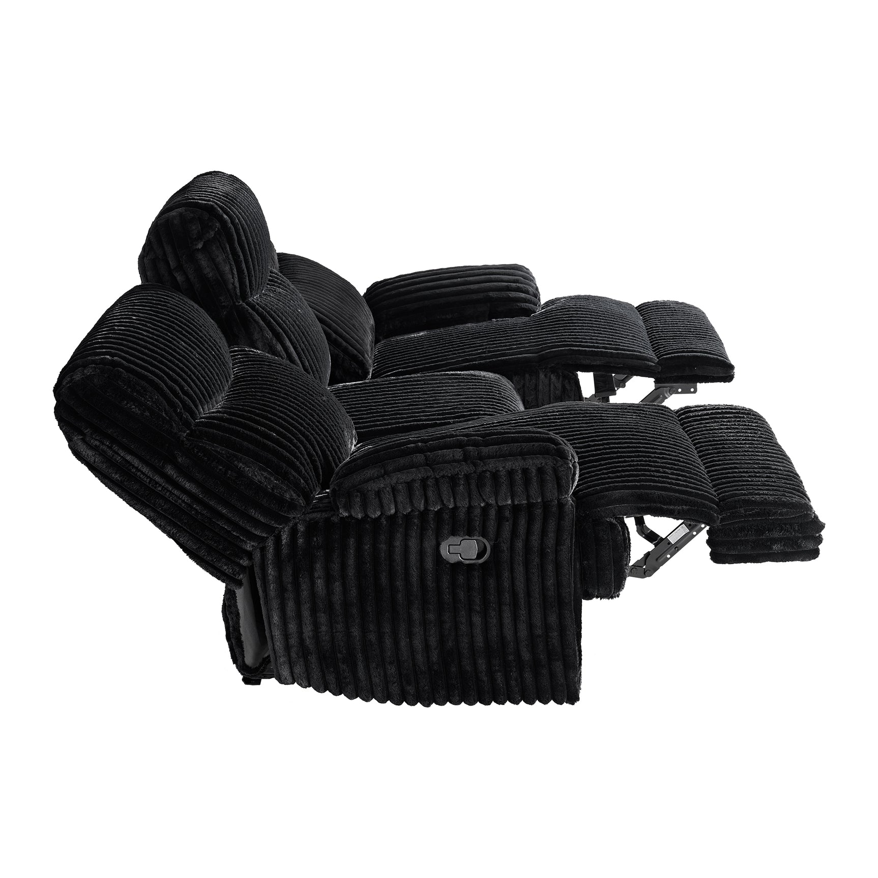 Admiral Motion Sofa in Masis Black - Tampa Furniture Outlet