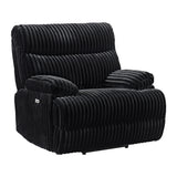 Admiral Power Motion Recliner in Masis Black