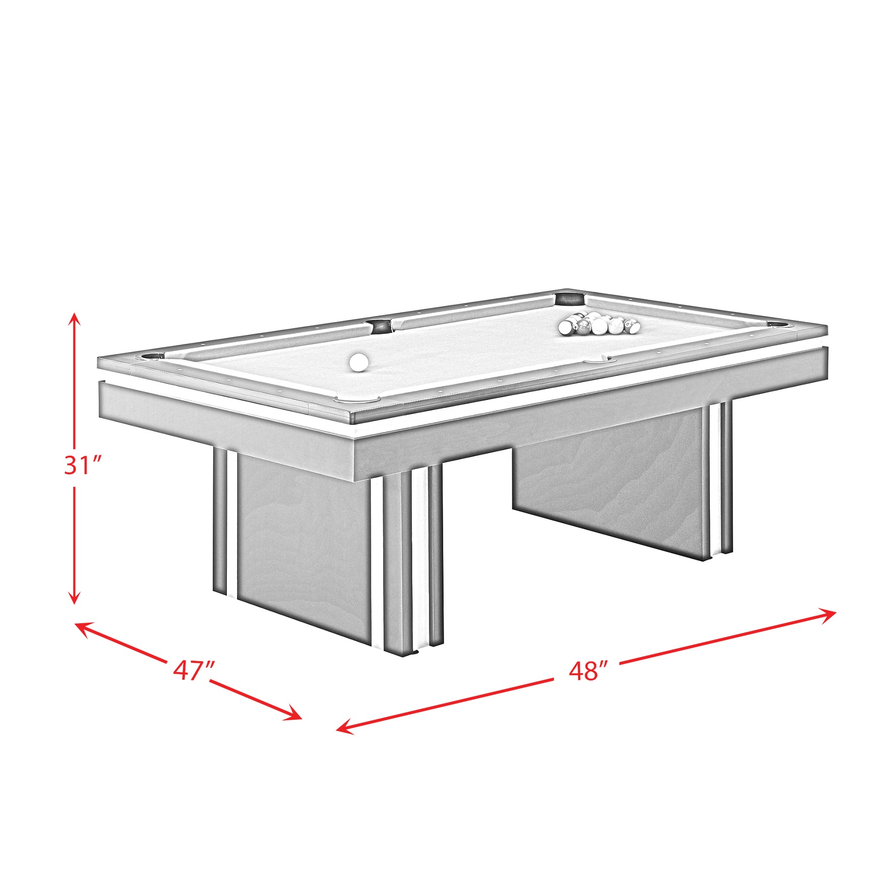 Ajax Billard Table SSG-102505 Billard Table - Tampa Furniture Outlet