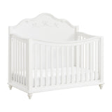 Alana Crib with Guardrails in White - Tampa Furniture Outlet