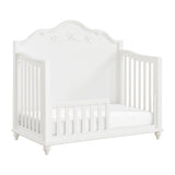Alana Crib with Guardrails in White - Tampa Furniture Outlet
