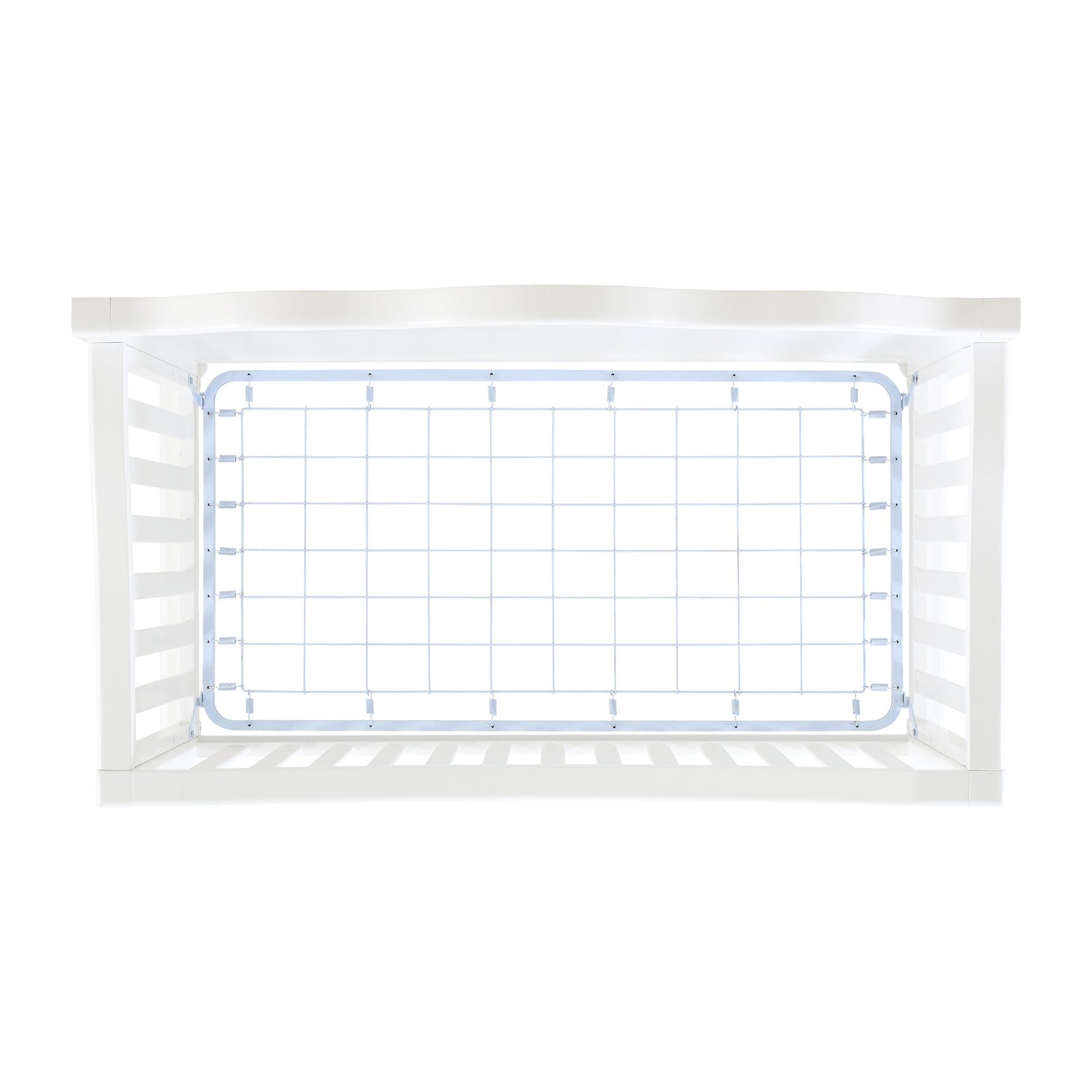 Alana Crib with Guardrails in White - Tampa Furniture Outlet